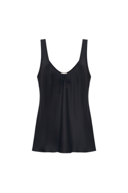 Топ шелковый (В рамках приличия), черный