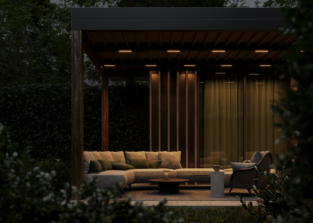 Уличный потолочный светильник Outdoor O488DL-L12GF3K