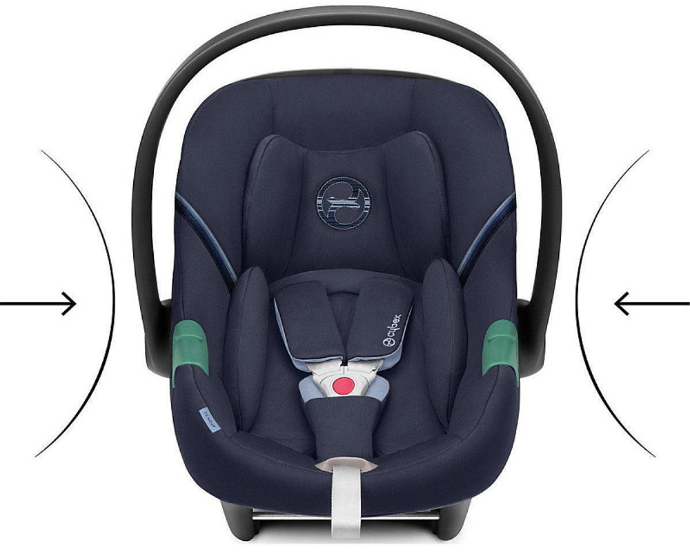 Коляска Cybex Balios S Lux TPE complete Aton S2 Ocean Blue 3 в 1 Almond Beige с дождевиками