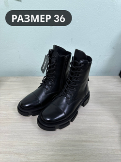 Ботинки женские(мех) 36р уценка_1324