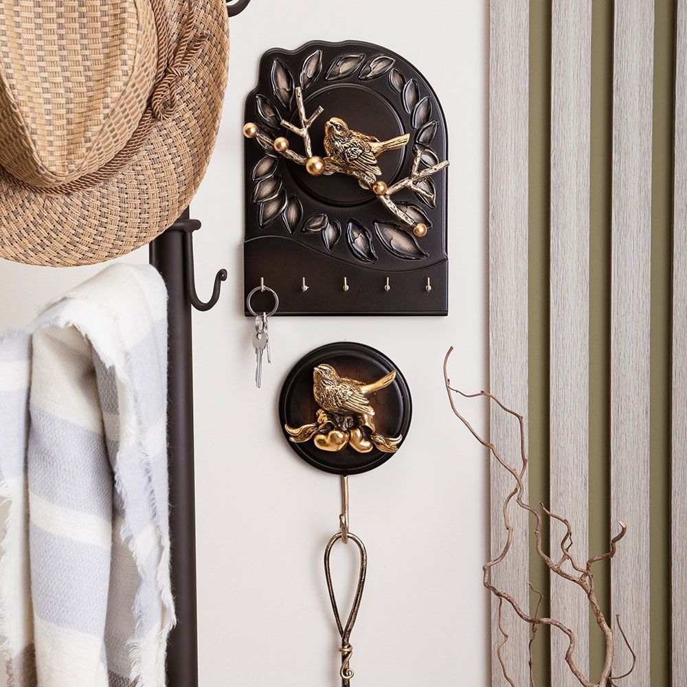 Настенный крючок Нежность Бронза