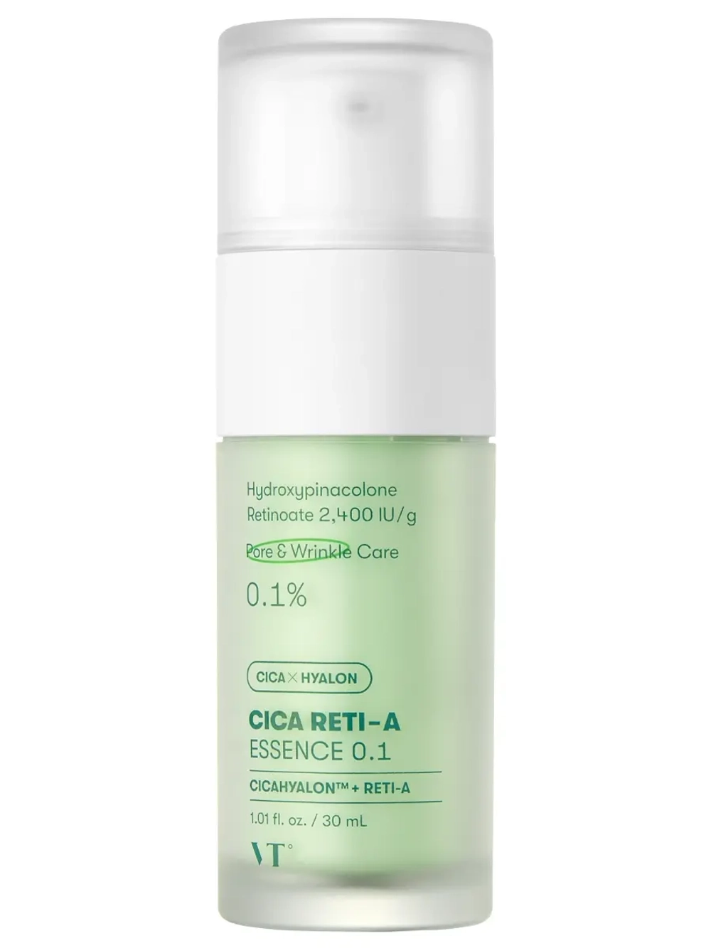 VT Cosmetics Лёгкая бустер-эссенция с ретинолом и центеллой Cica Reti-A Essence 0.1 30 мл