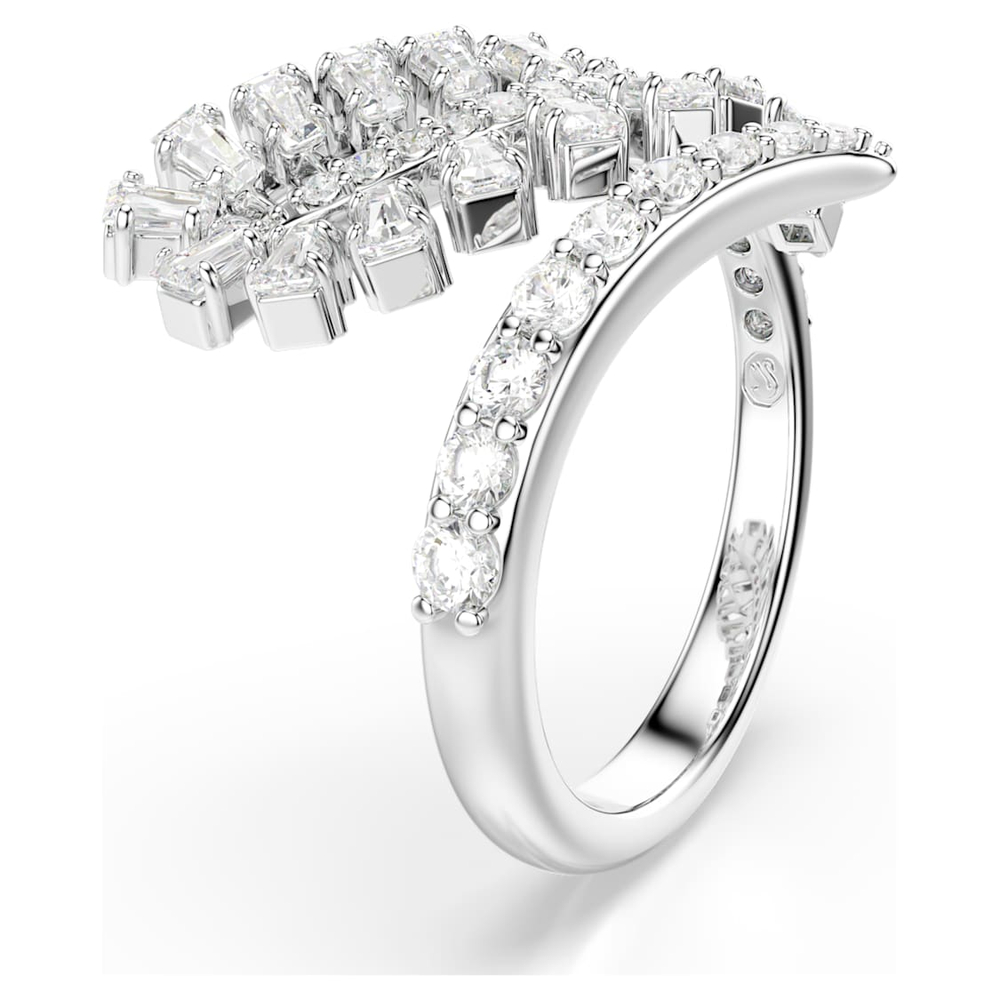 VIENNA:RING FEATHER WHI/RHS 50