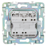 SKANDY Выключатель 1-клавишный перекрестный 10А SK-V03Sh шампань IEK