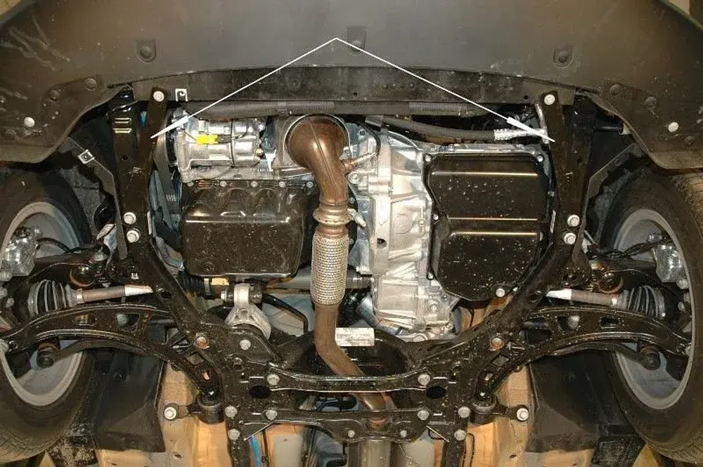 Защита картера и КПП Sheriff для Mini Countryman I/II (R60/F60) 2010- арт.04.2050
