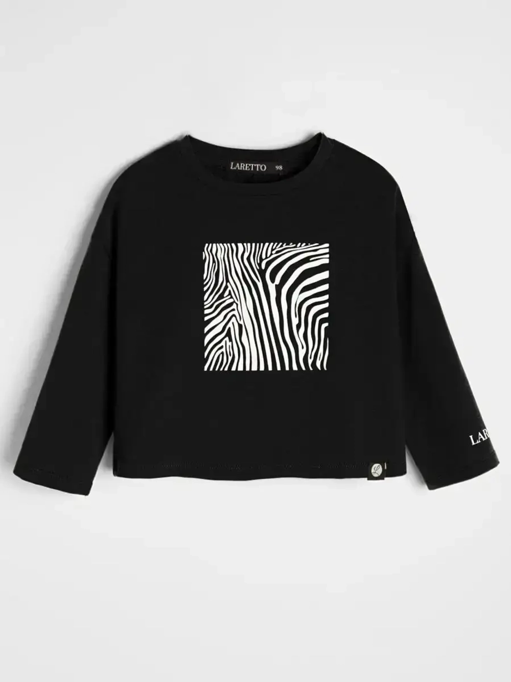 Лонгслив для девочки школьный