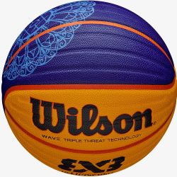 Мяч баскетбольный WILSON FIBA3x3 Paris 2024 Replica, WZ3015001XB6, размер 6