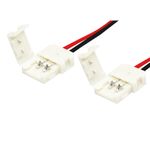 Коннектор соединительный для одноцветных светодиодных лент шириной 8 мм LAMPER