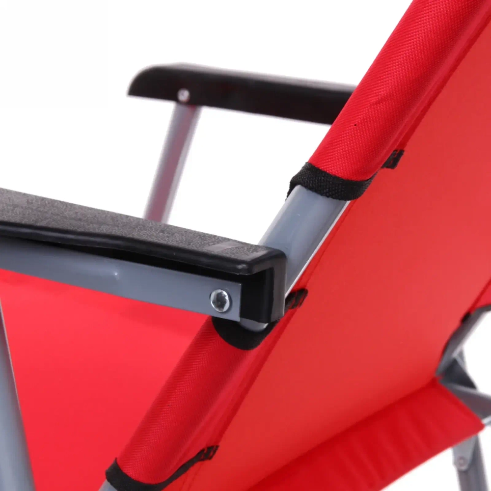 Стул 87*56*65см «Трон» складной, красный ДоброСад