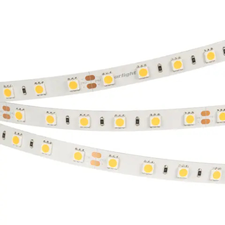 Светодиодная лента RT-B60-10mm 24V Warm3000 (14.4 W/m, IP20, 5060, 5m) (Arlight, Открытый) 028589(2)
