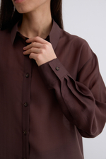 Рубашка Ветер из тенсела и хлопка