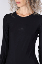 MM6 MAISON MARGIELA БОДИ С ДЛИННЫМ РУКАВОМ ЧЕРНЫЙ