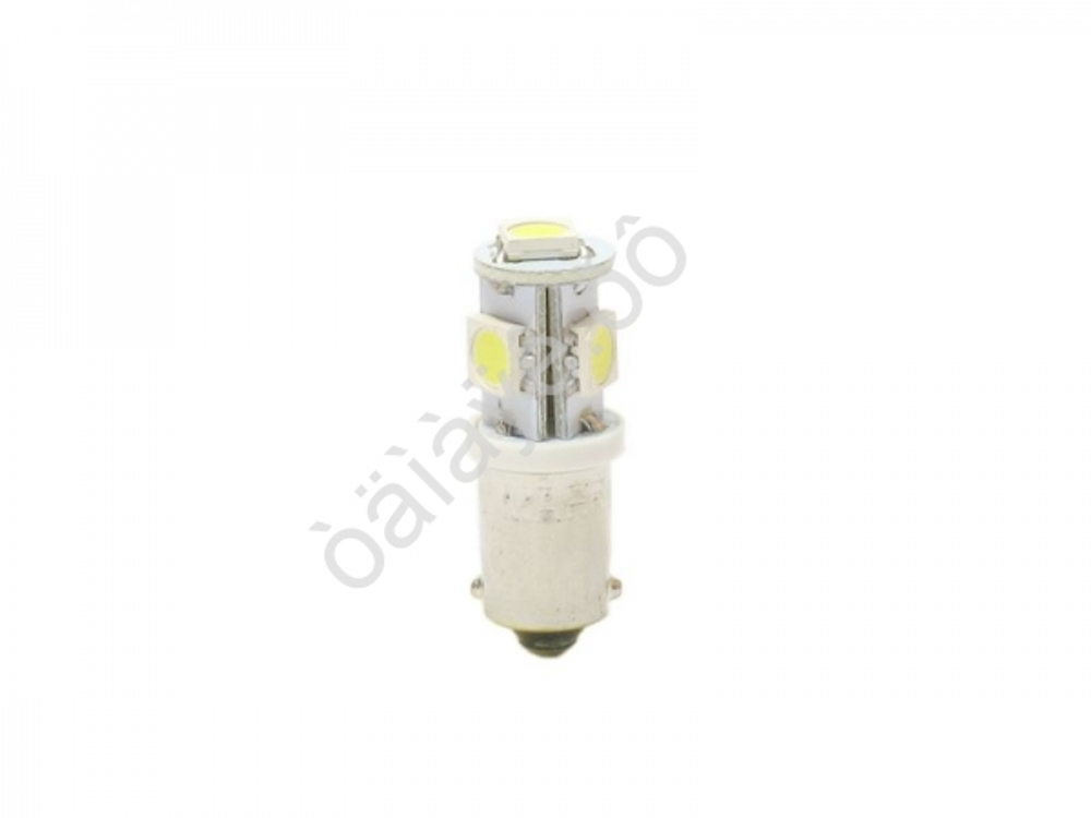 Светодиод 24V T 8   4SMD 5050 WHITE Маяк (цок.) 24T8-W\4SMD