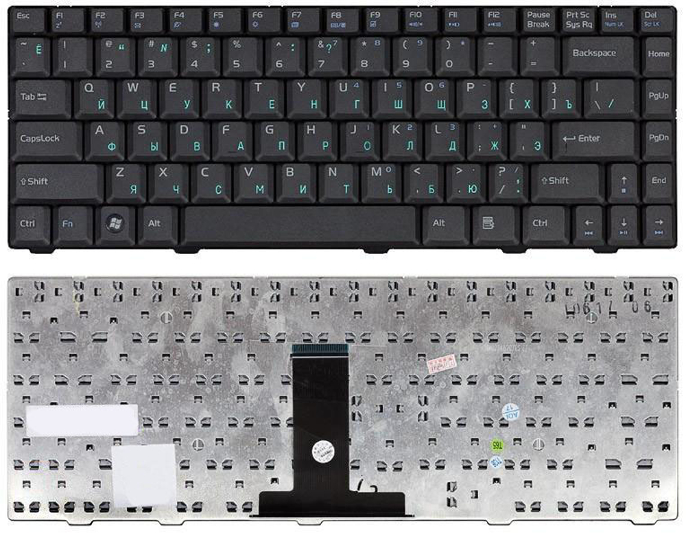 Клавиатура для ноутбука Asus F80 X82 X85 X88 F81 F81S F83SE черная