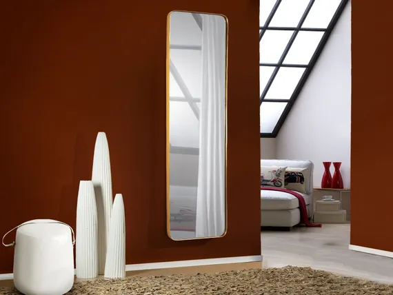 Зеркало прямоугольное Orio 51X165 золото