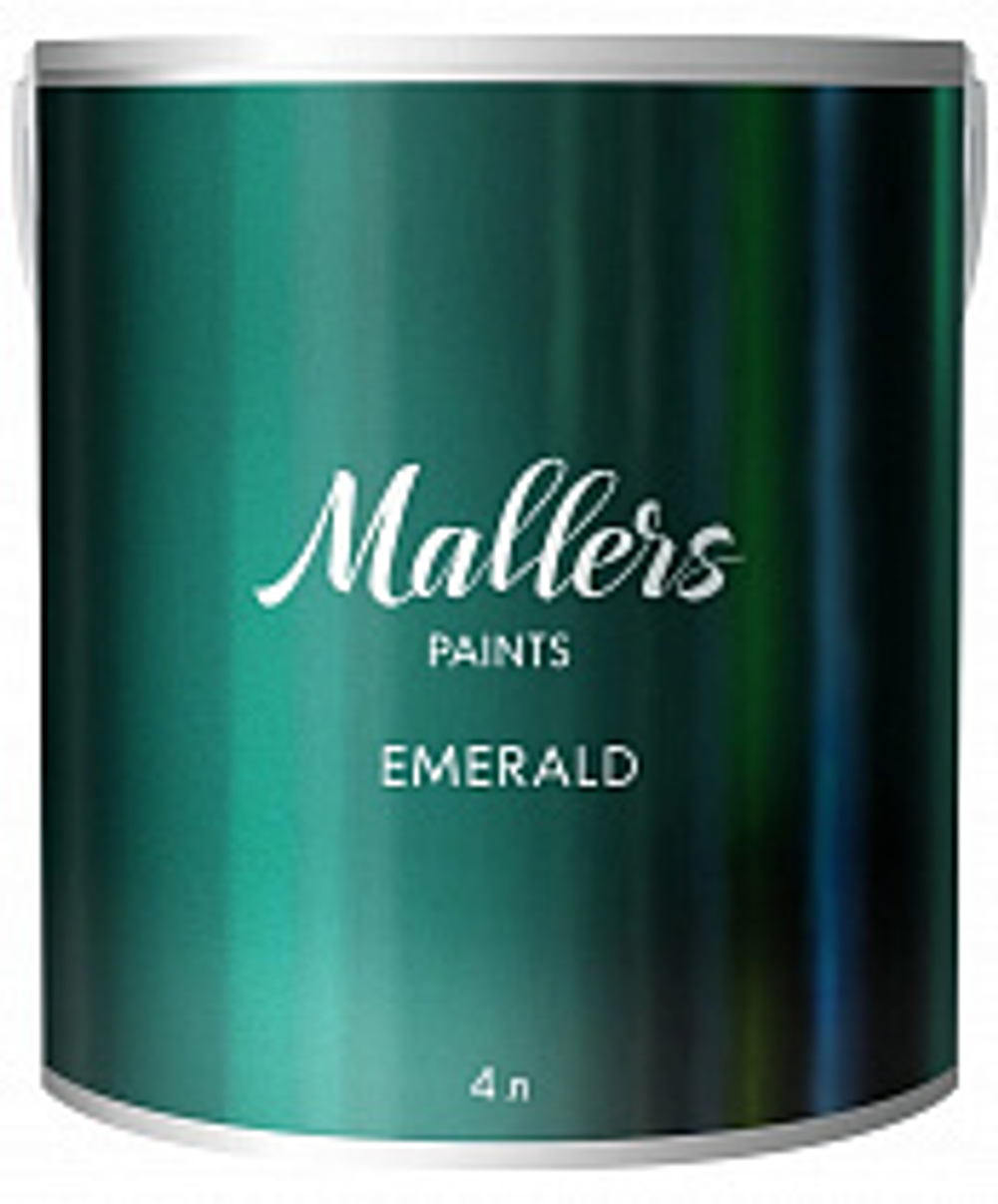 Краска Mallers Emerald интерьерная матовая для стен и потолков