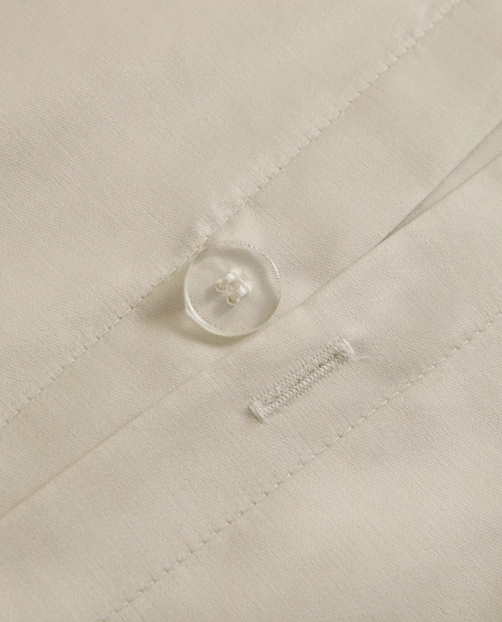 ZARA HOME Сатиновый пододеяльник (1000 нитей на дюйм), серый