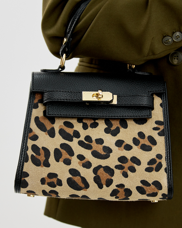 Сумка 680 17 леопард крупный