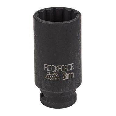 Головка ударная глубокая 28мм (12гр.), 1/2'' RockForce RF-4488528