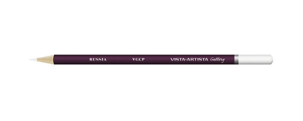 Карандаш цветной художественный  VISTA-ARTISTA  "Gallery" 102 Белый