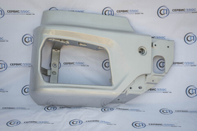 Бампер правая часть X5000 серебряного цвета (рестайлинг) DZ97189623062