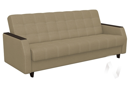 Диван Феникс НПБ (венге лак/BRAVO LIGHT BROWN)