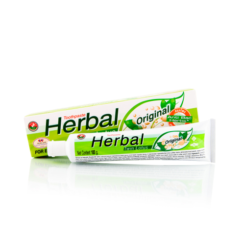 Травяная оригинальная зубная паста Dok Bua Ku Herbal Toohtpaste Original Twin Lotus