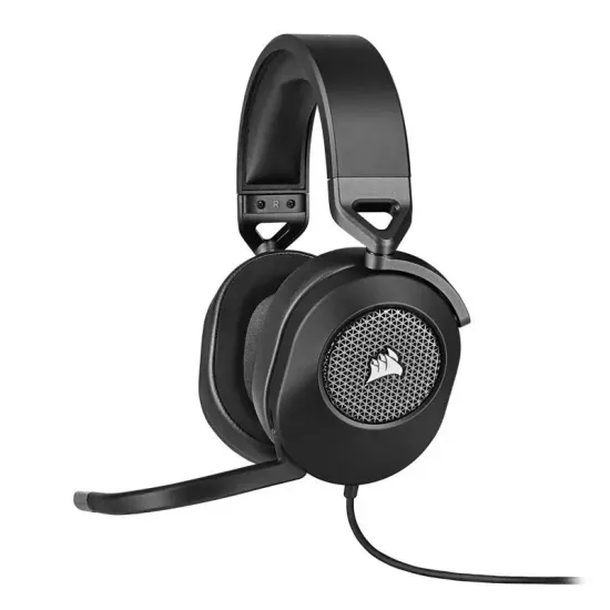 Игровые наушники проводные Corsair HS65 wireless,black, черный