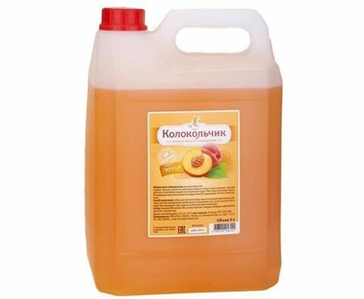 Жидкое мыло Колокольчик Персик, 5 л. ПЭТ