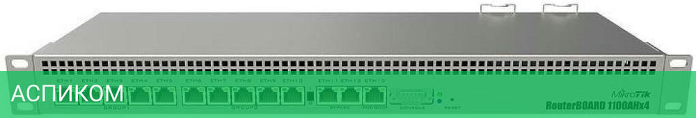 Беспроводной маршрутизатор Mikrotik RouterBOARD RB1100X4