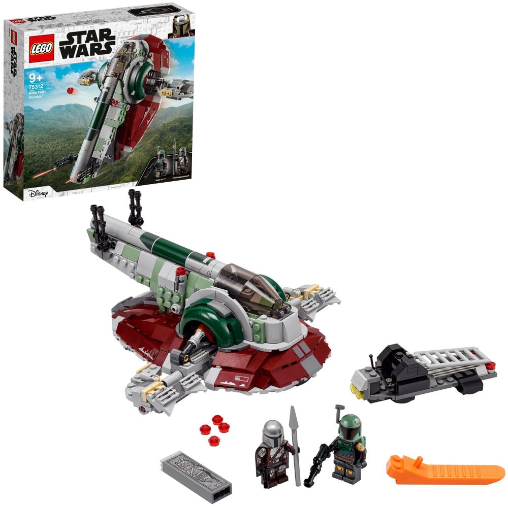 Конструктор LEGO Star Wars 75312 Mandalorian Звездолет Бобы Фетта