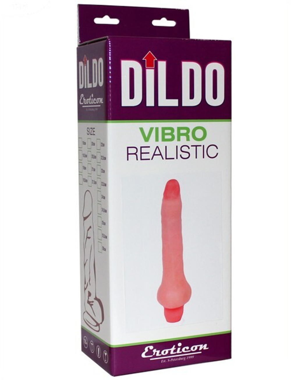 Гнущийся вибратор UltraSkin Vibro Realistic (Цвет: телесный)