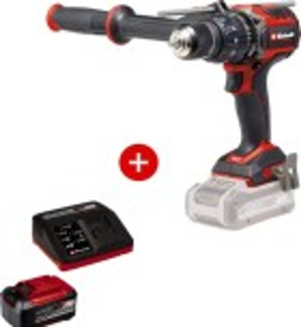 Дрель-шуруповерт аккумуляторная EINHELL PXC TP-CD 18/120 Li-i BL ударная АКБ 5.2 Ач, ЗУ230+ЗУ12, M-Case 4514310SET