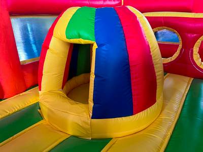 Коммерческий надувной батут «Чемпион», без крыши, 8*5*2,2 м