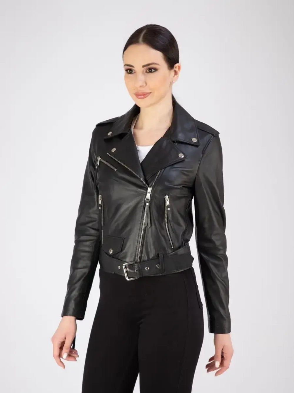 Косуха кожаная из натуральной кожи Турция