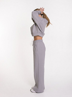 Костюм с начесом серый