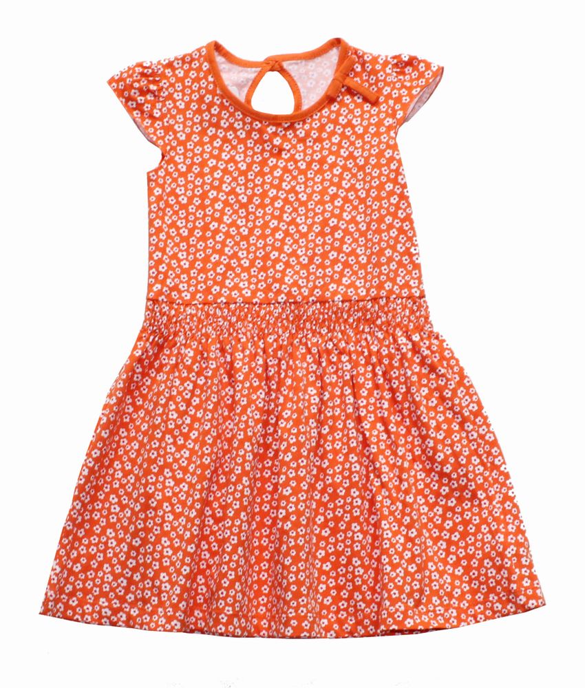 Basia Л635 Платье для девочки оранжевое