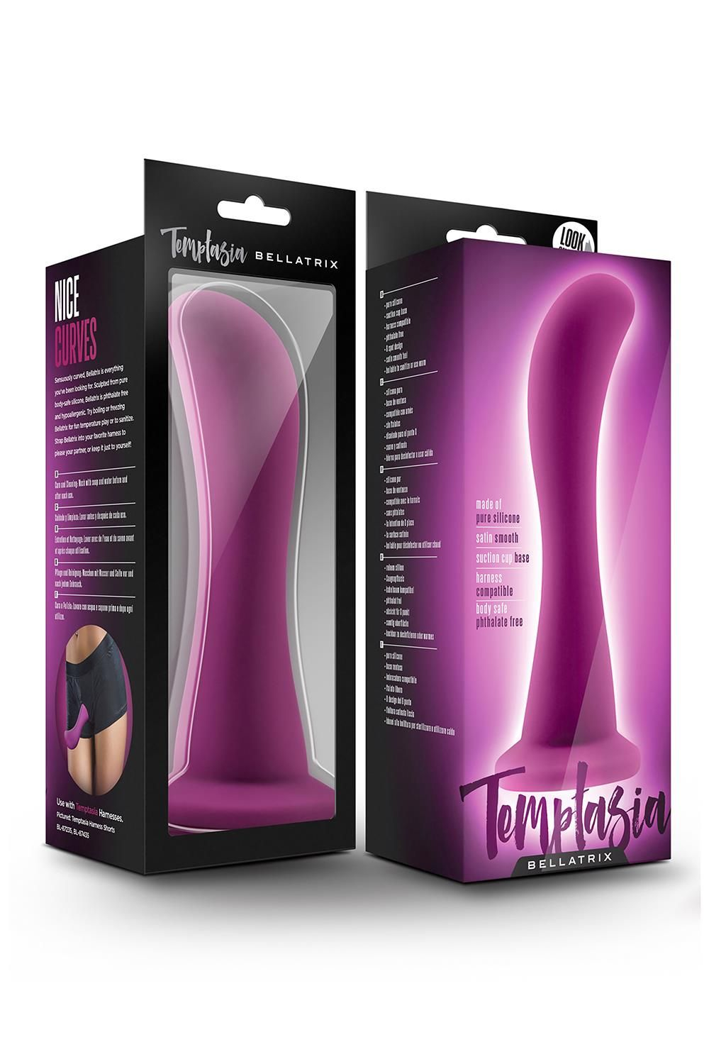 Лиловый изогнутый стимулятор Bellatrix - 15,8 см. (Цвет: лиловый)