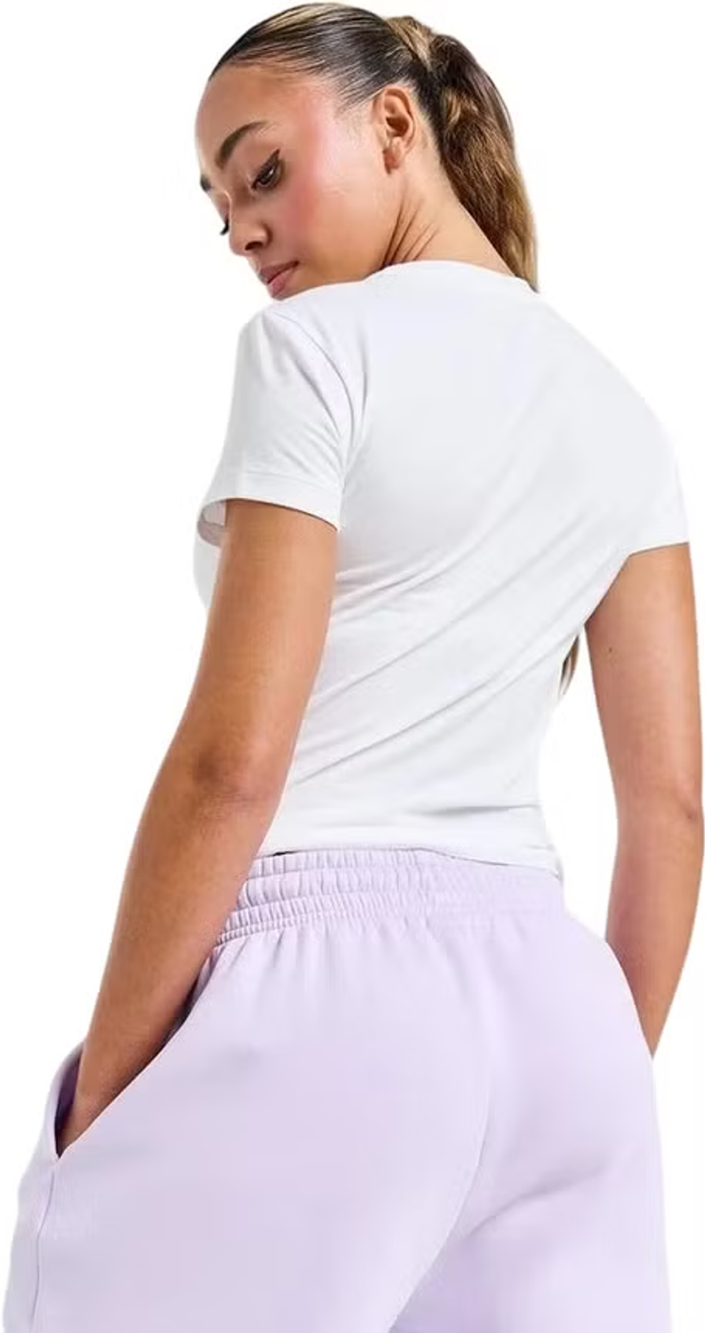 FV5508-100 Футболка х/б Nike NSW Chill Knit Mid Crop W