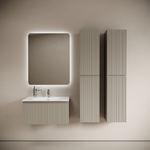 Тумба подвесная SANCOS Code 785х453х400, c одним ящиком оснащенным доводчиками, цвет серая платина , арт. CD80GP