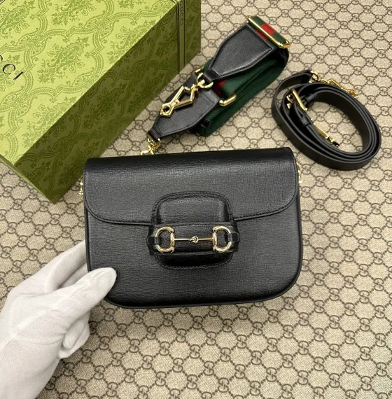 Сумка Gucci Horsebit 1955 черный