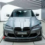 Карбоновая губа переднего бампера GT4 Style для BMW M3 G80/G81 2020+ / M4 G82/G83 2021+ БМВ