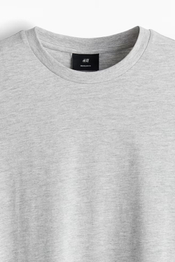 H&M Футболка комплект 5 шт, серый меланж