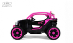 Детский электромобиль RiverToys X707XX BLACK-PINK/черно-розовый