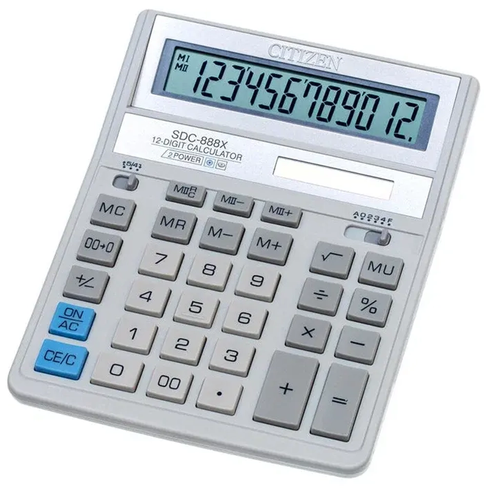 Калькулятор бухгалтерский Citizen SDC-888XWH