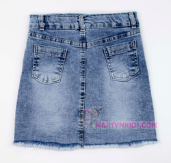 юбка джинс Звездочки 3249