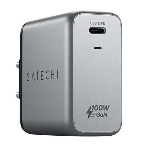 Сетевое зарядное устройство Satechi Compact Charger 100W GaN Power (ST-UC100WSM-EU) Space Gray
