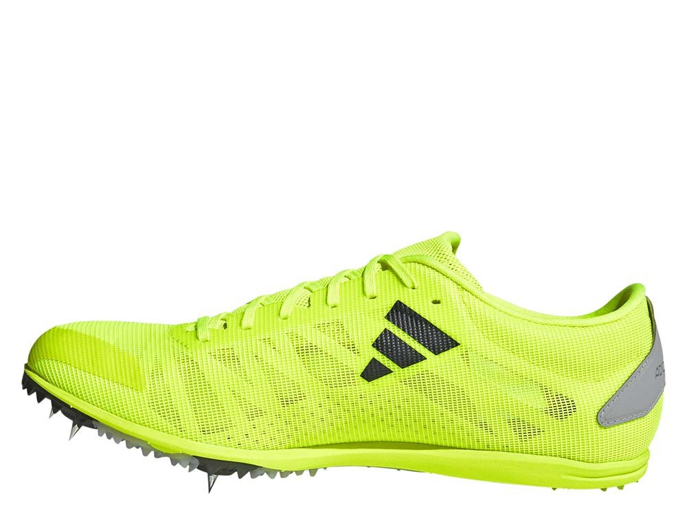 Мужские беговые кроссовки adidas Adizero XCS M лаймово-чёрные