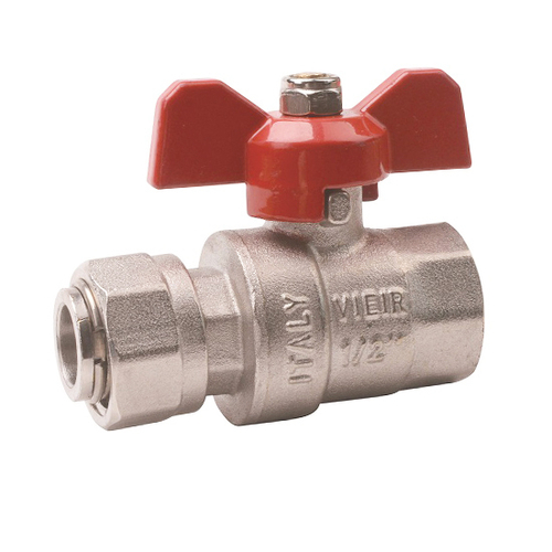 Кран шар с накидной гайкой VIEIR  1/2''  5803