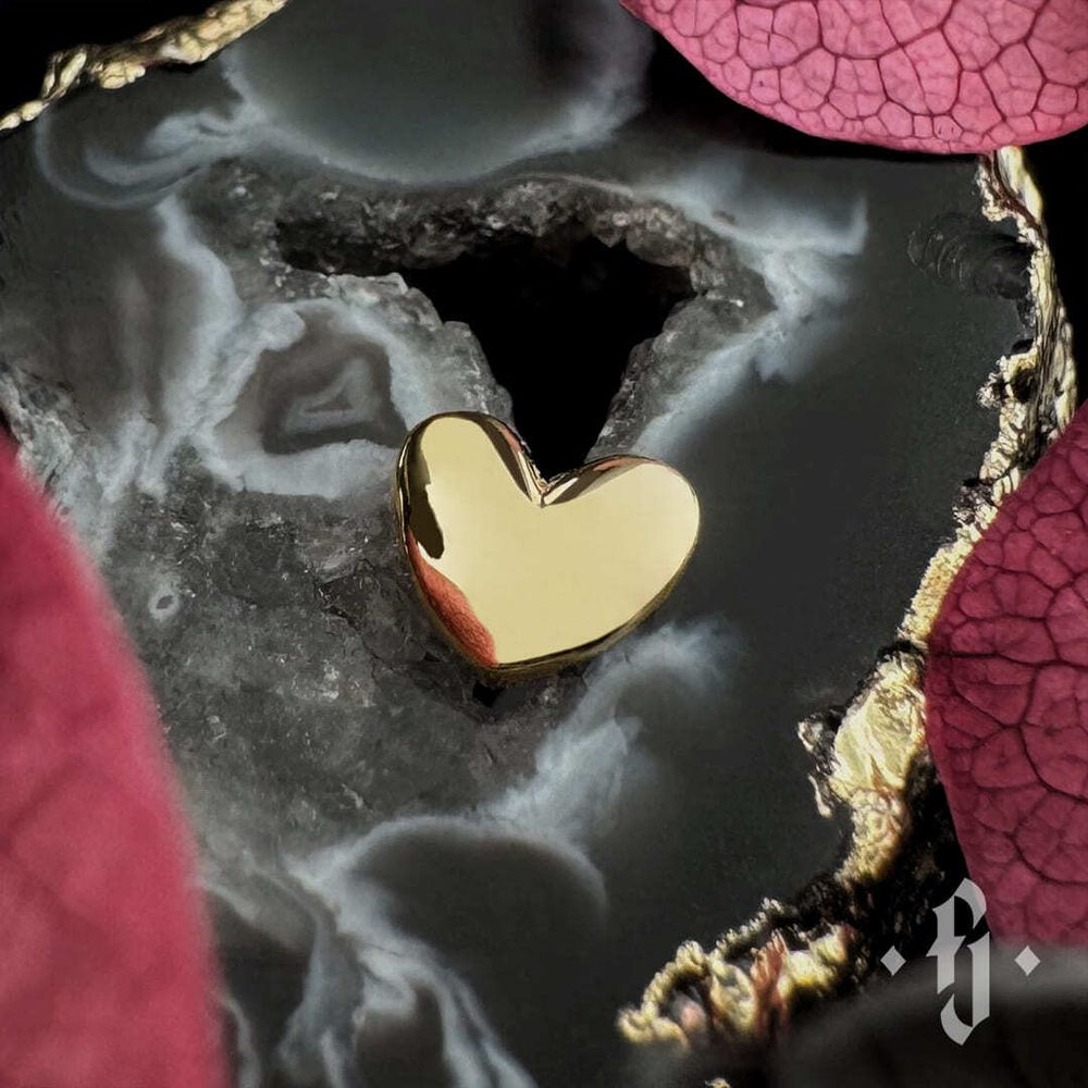 Накрутка &quot;Mirror Heart&quot; - Желтое золото